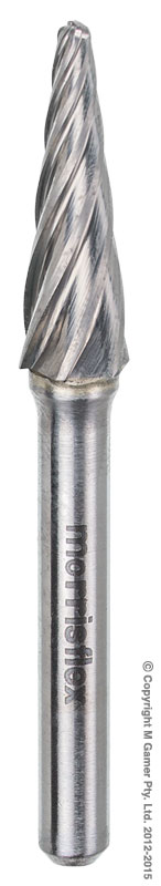 Non-ferrous Radiused Cone Burr - Size 3